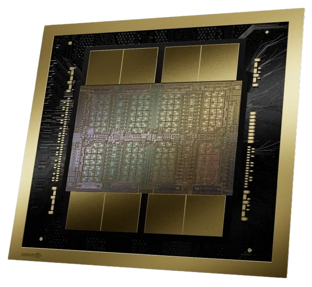 Illustration of a next-generation compute chip