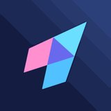 Technology partner — multicolored geometric logo