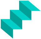 Technology partner — teal geometric logo