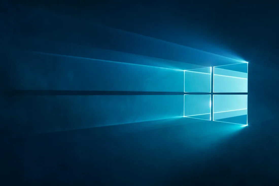 Illustrative Windows desktop environment